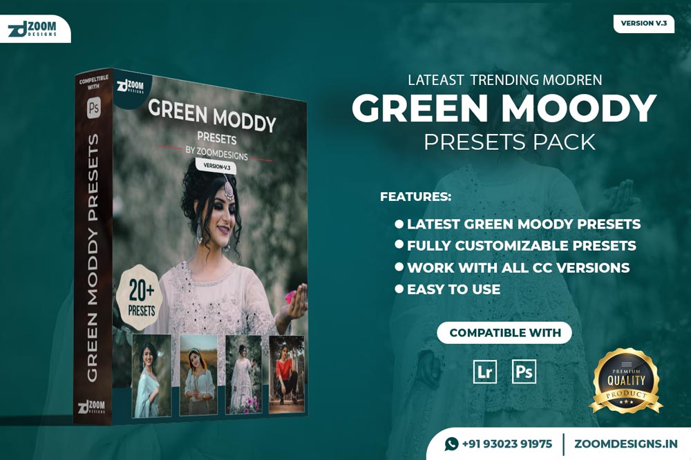 Green Moody Presets | Dark Moody Presets