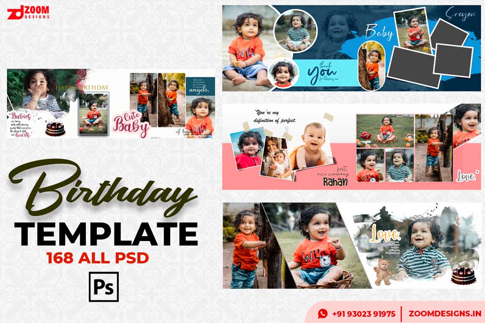 PSD Birthday Backgrounds for Photoshop Download