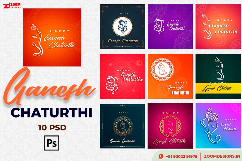 ganesh chaturthi banner editing background Archives - Zoom Designs