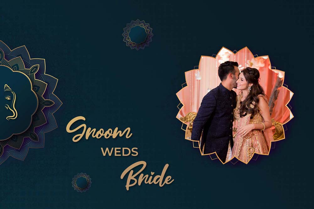 Wedding Album Cover Design PSD