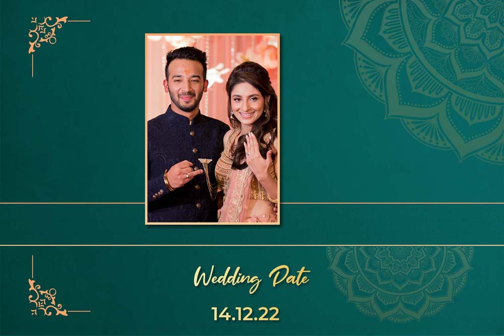 Wedding Album Cover Design PSD