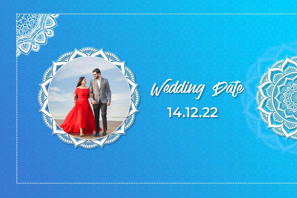 Wedding Album Cover Design PSD