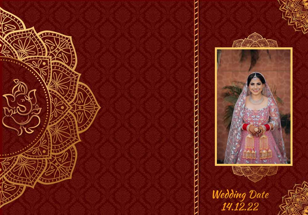 Wedding PSD Background Wedding 14x40 Cover PSD