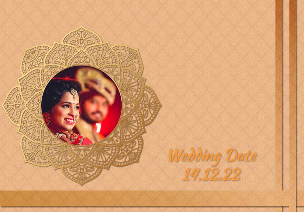 Wedding PSD Background Wedding 14x40 Cover PSD