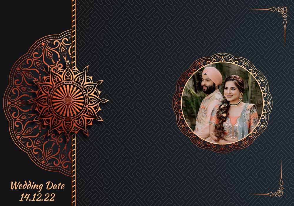 Wedding PSD Background Wedding 14x40 Cover PSD