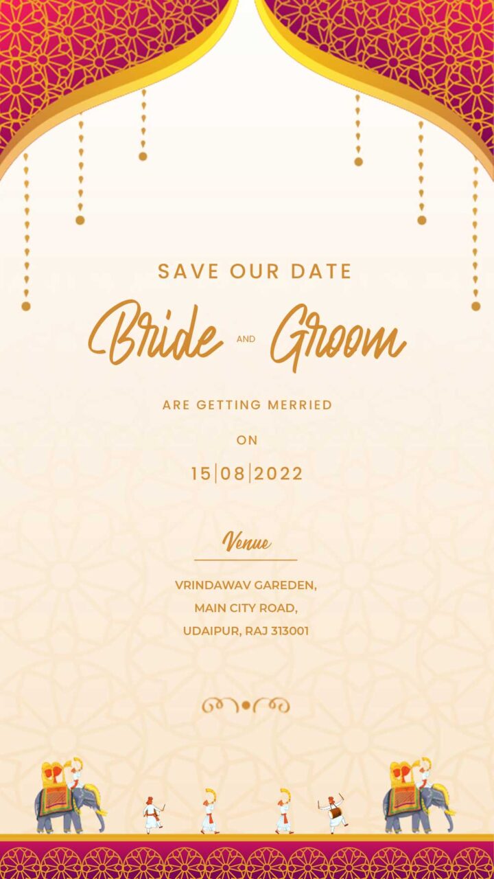 Wedding Invitation Card Template PSD | Wedding Invitation PSD Free ...