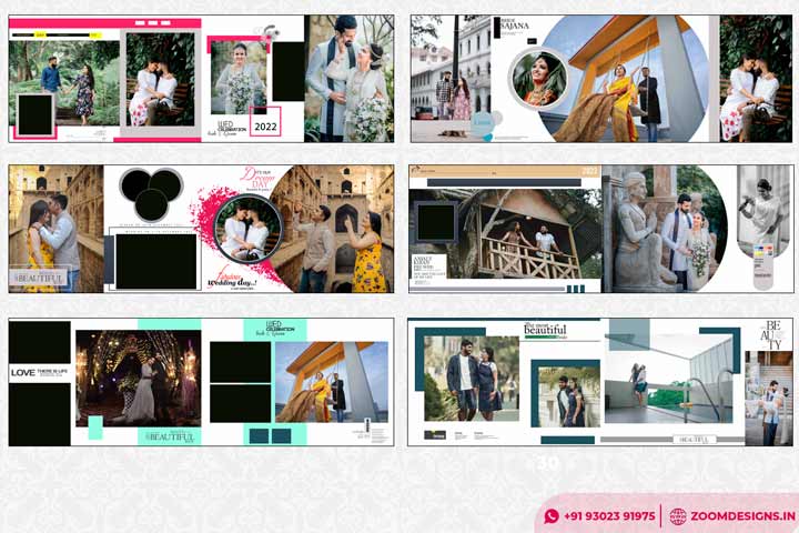 Pre Wedding Album Design PSD Pre Wedding PSD Template