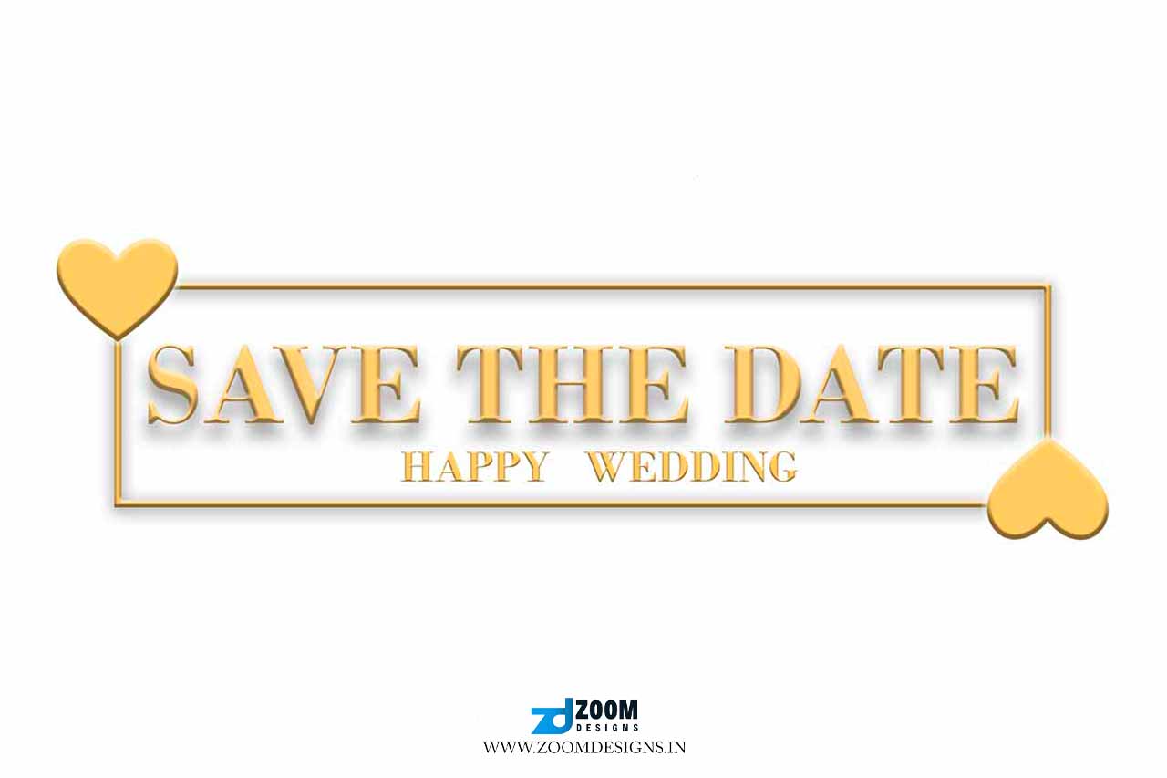 Save The Date Template PSD