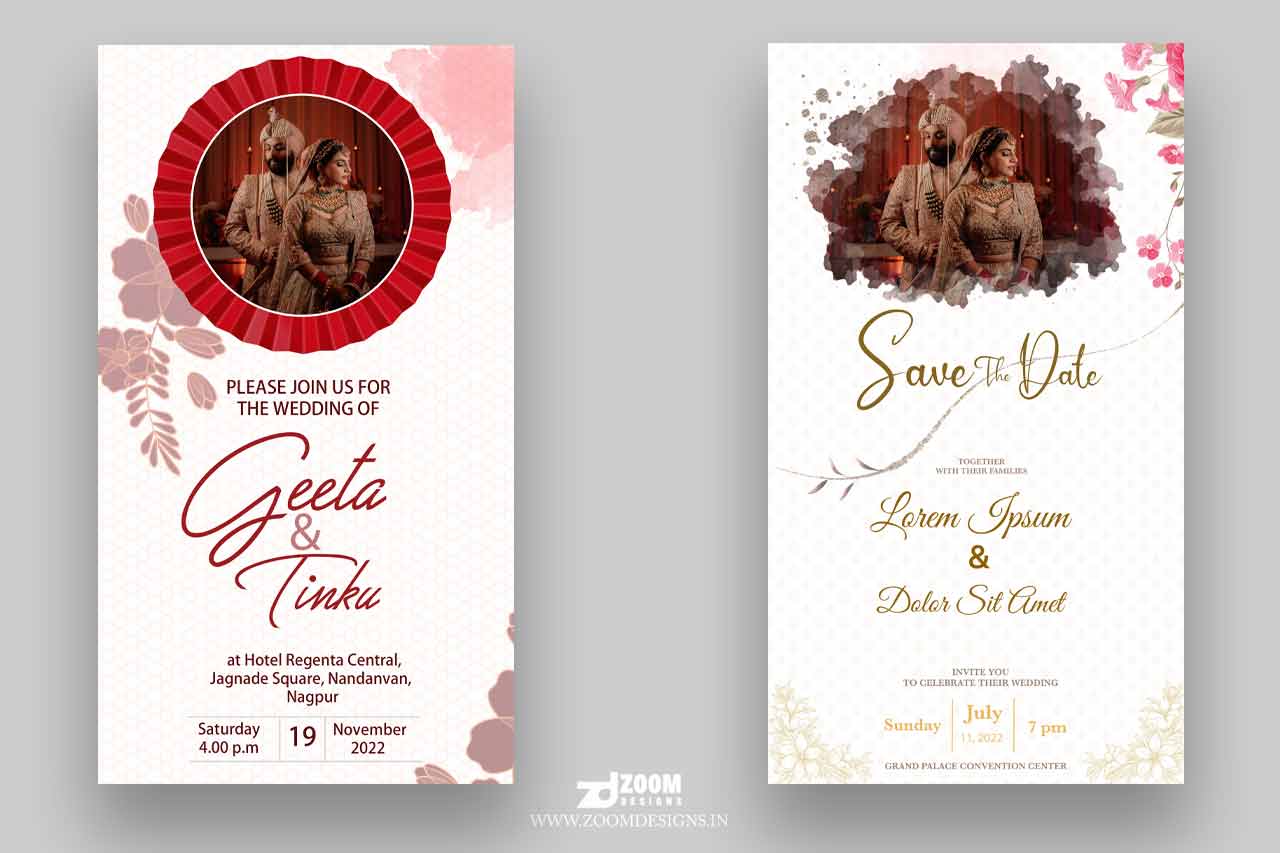 Wedding Invitation Card Template Psd Free Download Printable Templates