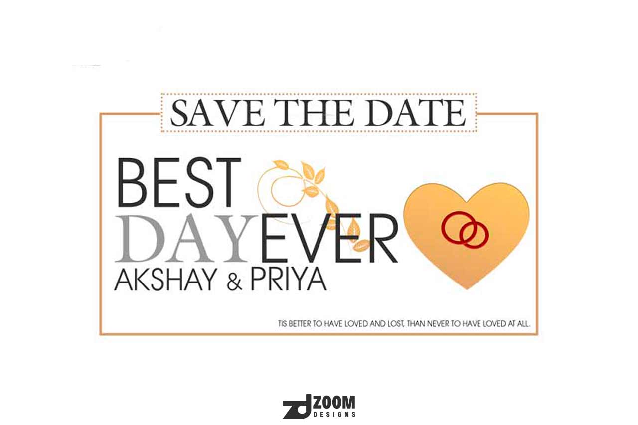 Save The Date Text Design | Save The Date Template Word Editable PSD