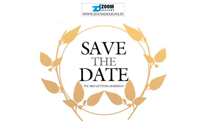 save the date template psd