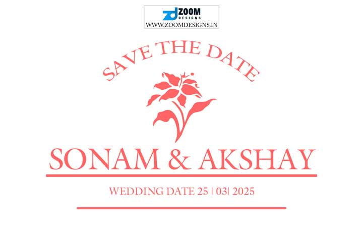 save the date template psd