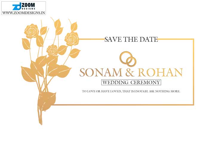 save the date template psd