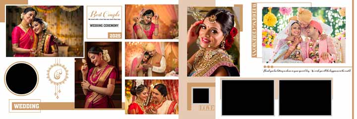 New 2022 Wedding PSD Templates | Wedding Album Design PSD Download 12X36