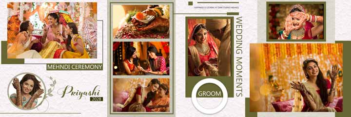 New 2022 Wedding PSD Templates | Wedding Album Design PSD Download 12X36