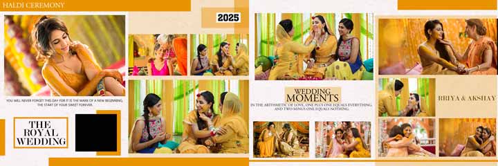 New 2022 Wedding PSD Templates | Wedding Album Design PSD Download 12X36