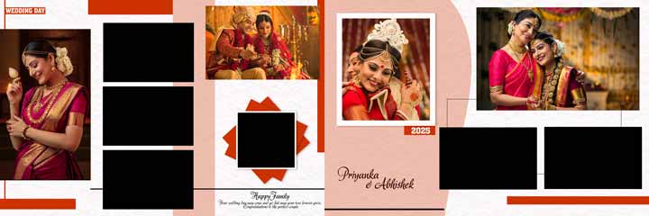 New 2022 Wedding PSD Templates | Wedding Album Design PSD Download 12X36