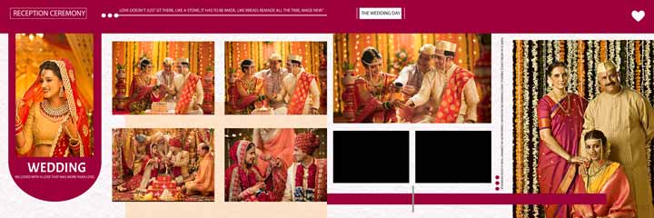 New 2022 Wedding PSD Templates | Wedding Album Design PSD Download 12X36