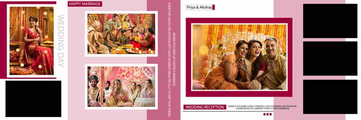 New 2022 Wedding PSD Templates | Wedding Album Design PSD Download 12X36