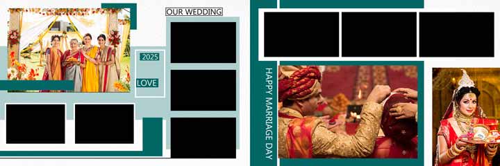 New 2022 Wedding PSD Templates | Wedding Album Design PSD Download 12X36