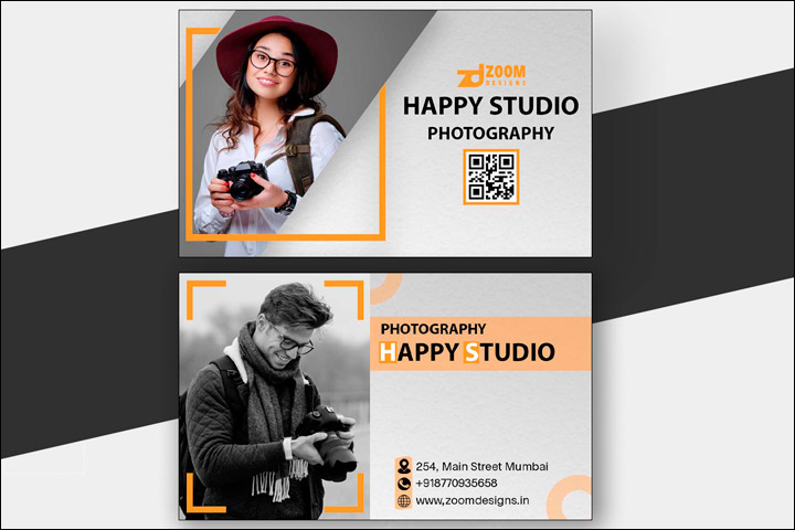 Visiting Card Design Psd For Photographer | Visiting Card Template