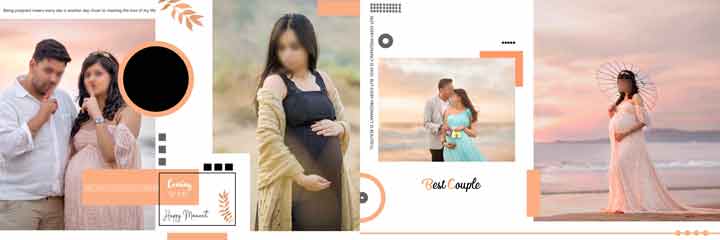 maternity album design psd download