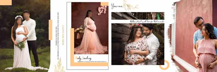 maternity album design psd download