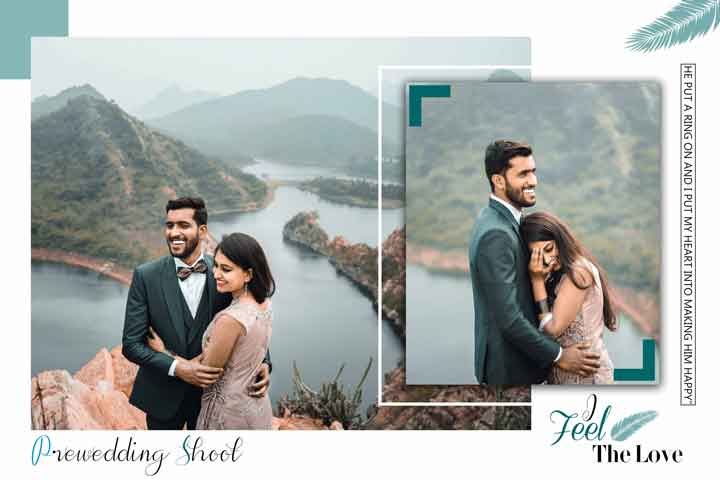 pre wedding album design