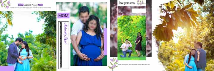 maternity album design psd download