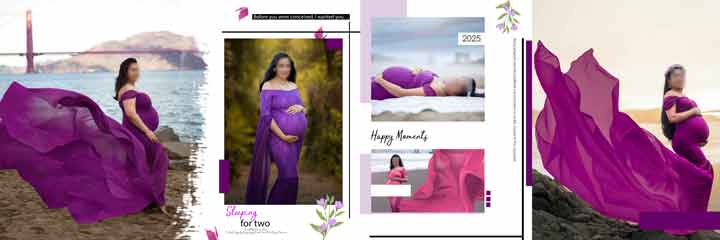 maternity album design psd download