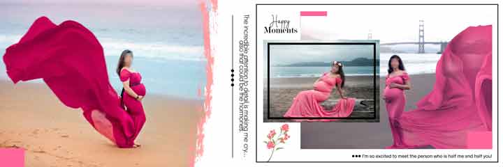 Maternity album Design PSD 12x36