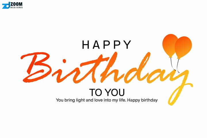 Happy Birthday PNG Text Black background