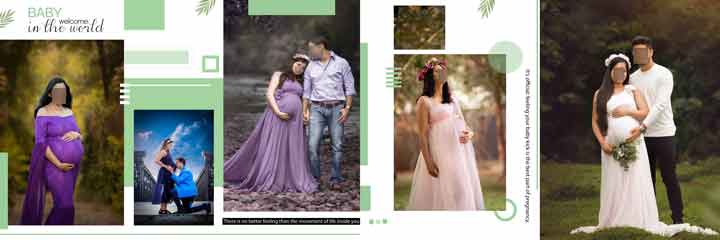 Maternity album design PSD Downloads | Maternity album Design