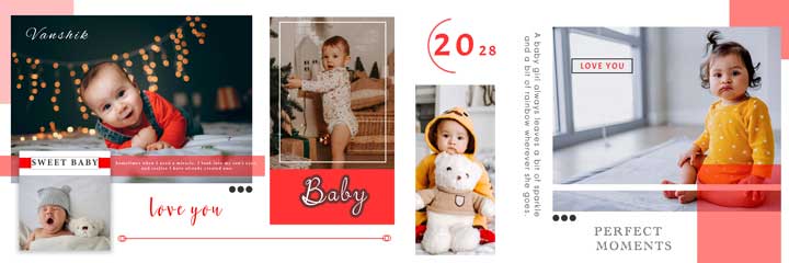 baby album design backgrounds psd