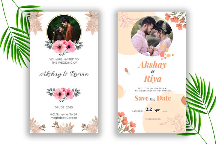 How To Make Wedding Invitation Card In Photoshop