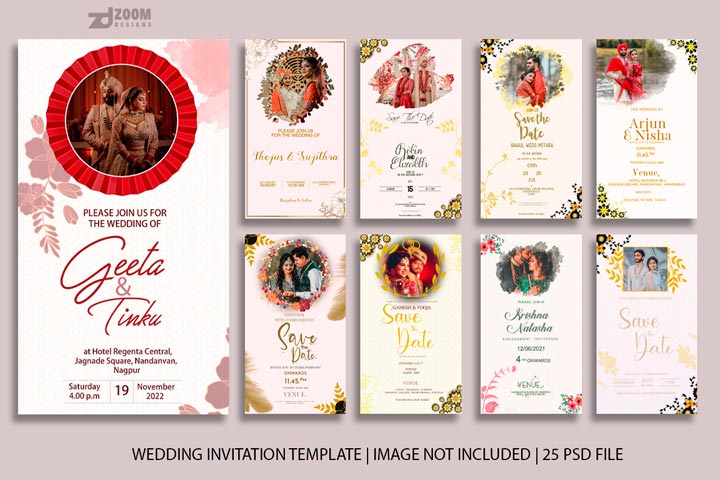 Wedding Invitation Card | Wedding Invitation PSD