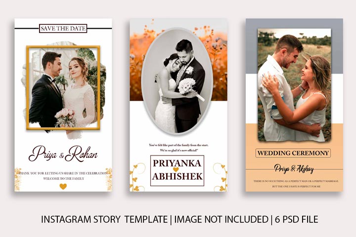 Instagram Story Template | wedding Instagram Story Template