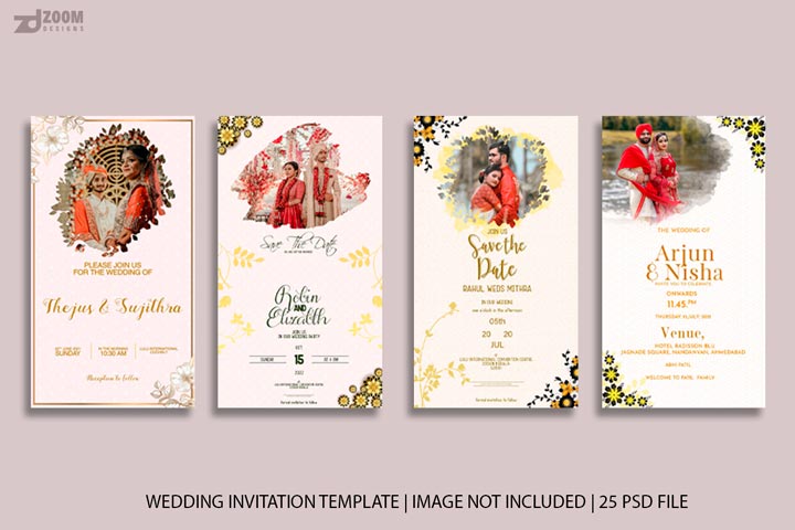 Wedding Invitation Card | Wedding Invitation PSD