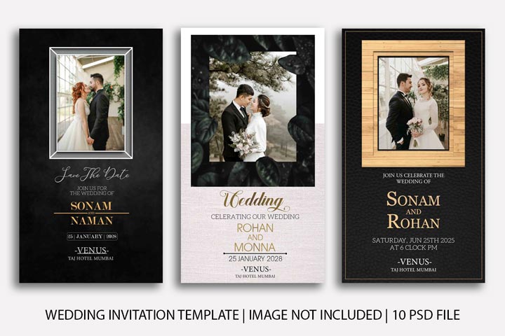 Wedding Invitation Templates | Wedding Invitation PSD