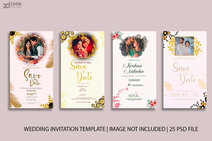 Wedding Invitation Card | Wedding Invitation PSD