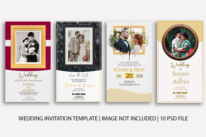 Wedding Invitation Templates | Wedding Invitation PSD