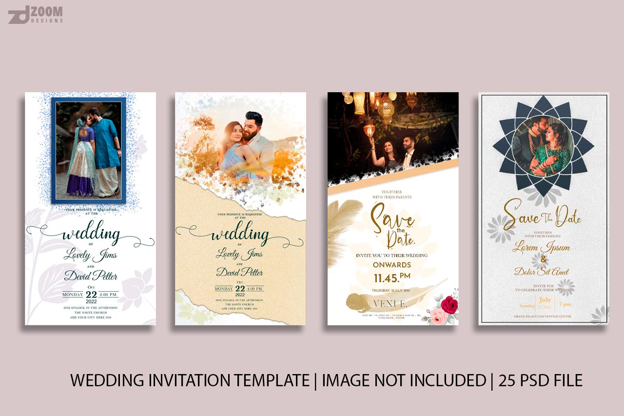 Wedding Invitation Card | Wedding Invitation PSD