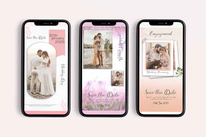 Wedding story template