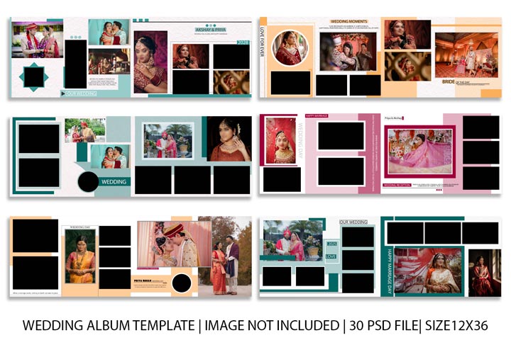 12x36 album sheet psd free download