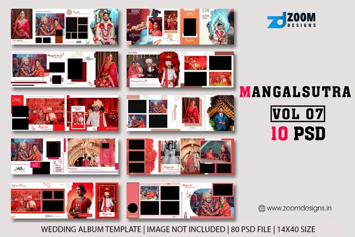 14x40 Album PSD Free Download