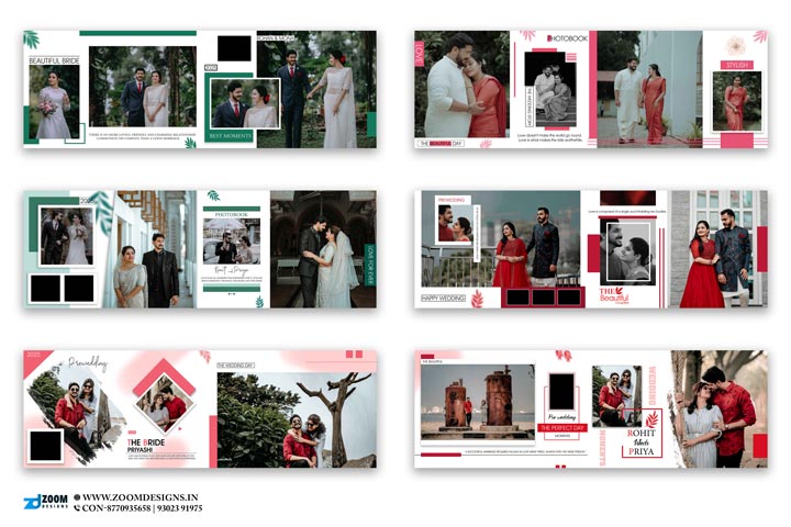 Pre Wedding Album Designs