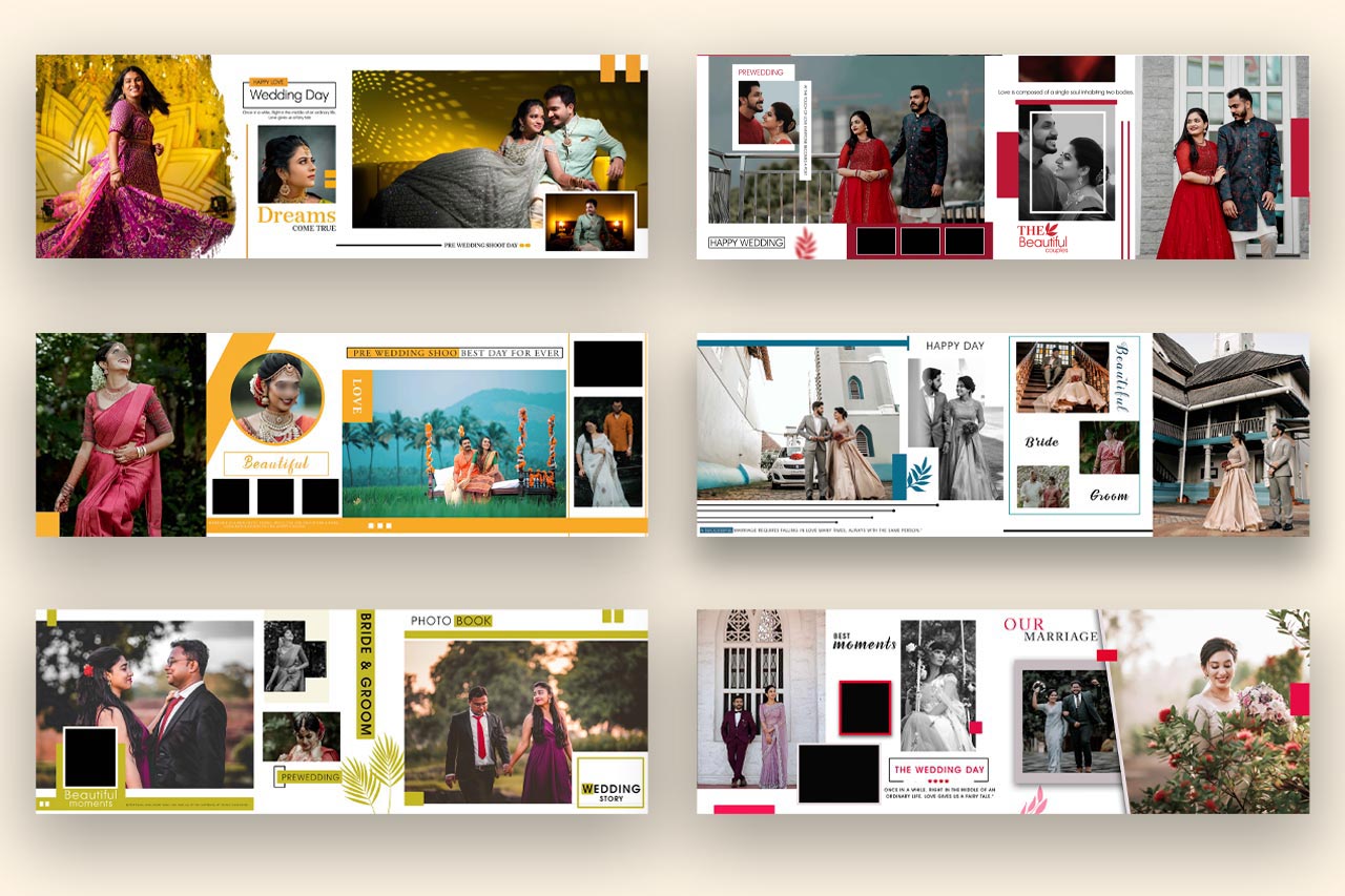 Download 12X18 Pre Wedding PSD Template 2023