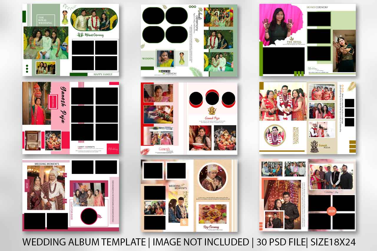 layout 18x24 album design