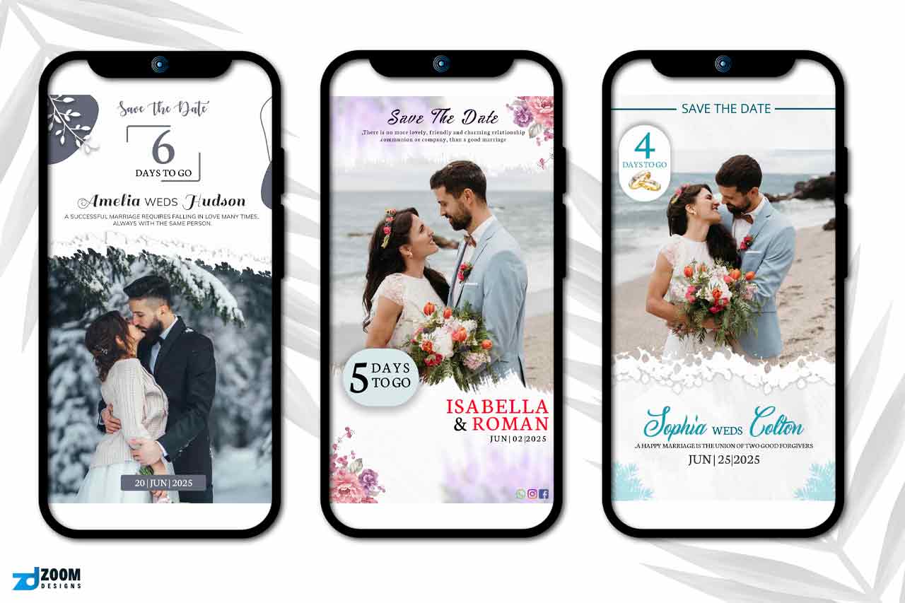 Days to go wedding template