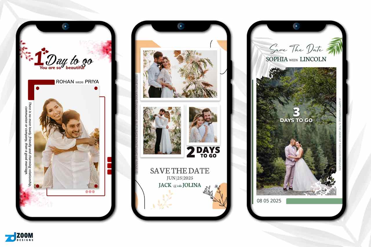 Days to go wedding template